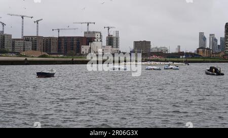 Royal Docks, Londres Banque D'Images