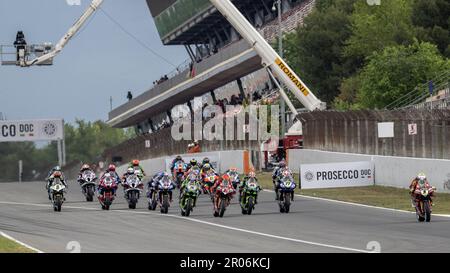 Circuit de Barcelone-Catalunya, Barcellona, Espagne, 06 mai 2023, Premier tour pendant Prosecco DOC Catalunya Round FIM Superbike World Championship 2023 Banque D'Images