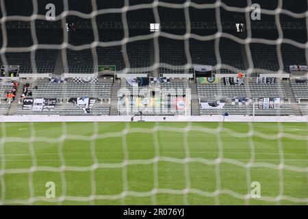 Newcastle, Royaume-Uni. 07th mai 2023. 7th mai 2023 ; St James' Park, Newcastle, Angleterre : Premier League football, Newcastle United versus Arsenal ; Une vue sur le côté Gallowgate à St James' Park, stade de Newcastle United Credit : action plus Sports Images/Alay Live News Banque D'Images