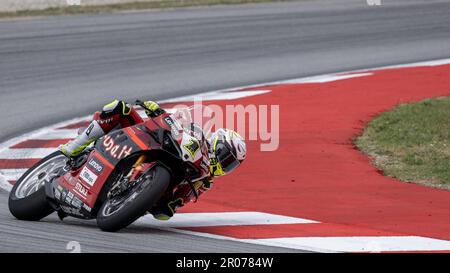 Barcellona, Espagne. 07th mai 2023. Circuit de Barcelone-Catalunya, Barcellona, Espagne, 07 mai 2023, Circuito di Barcellona, Barcellona - Spagna 3-5 maggio 2023 Race2 pendant Prosecco DOC Catalunya Round FIM Superbike World Championship 2023 - Race2 - World Superbike - SBK Credit: Live Media Publishing Group/Alay Live News Banque D'Images