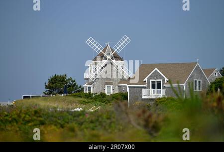 Maisons, Dennis Port, Cape Cod, Massachusetts, USA Banque D'Images