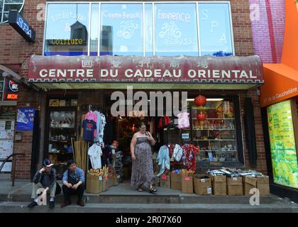 Le quartier chinois, Montréal, Québec, Canada Banque D'Images