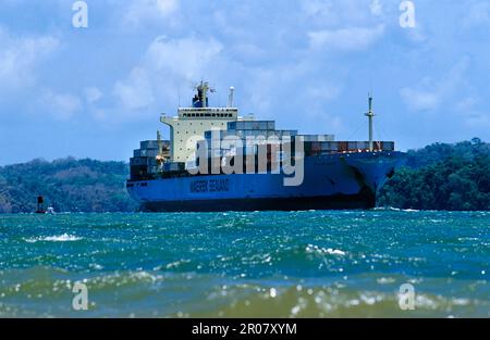 Canal de Panama, près de Gamboa, Panama Banque D'Images