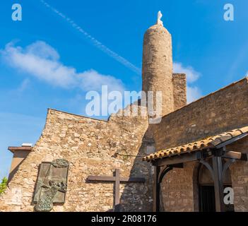 Chapelle notre Dame de la Salette sur le Mont Saint clair à Sète, Occitanie, France Banque D'Images