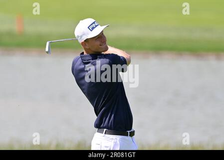 Rome, Italie. 07th mai 2023. Adrian Meronk (POL) pendant le DS automobiles 80Â° Italian Golf Open 2023 au Marco Simone Golf Club sur 07 mai 2023 à Rome Italie. Crédit : Agence photo indépendante/Alamy Live News Banque D'Images