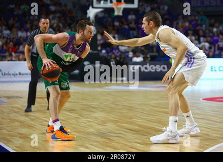 Madrid, Espagne. 07th mai 2023. 7th mai 2023 ; Centre Wizink ; Madrid ; Espagne ; Liga Endesa ACB ; Real Madrid vs Unicaja; 900/Corson Press Credit: CORSON PRESS/Alay Live News Banque D'Images