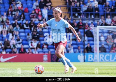Liverpool, Royaume-Uni. 07th mai 2023. Liverpool, Angleterre, 7 mai 2023: Deyna Castellanos (10 Manchester City) sur le ballon pendant le match de la Super League Barclays Womens entre Liverpool et Manchester City au Parc de Prenton à Liverpool, Angleterre (Natalie Mincher/SPP) Credit: SPP Sport Press photo. /Alamy Live News Banque D'Images