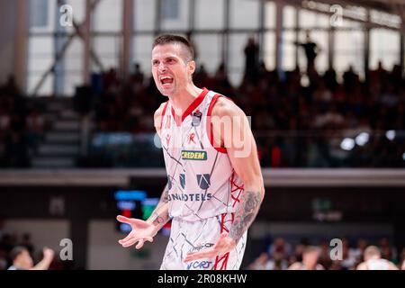 Reggio Emilia, Italie. 07th mai 2023. PalaBigi, Reggio Emilia, Italie, 07 mai 2023, Andrea Cinciarini (Unihotels Reggiana) pendant UNAHOTELS Reggio Emilia vs Dolomiti Energia Trentino - Italian Basketball Serie A Championship Credit: Live Media Publishing Group/Alay Live News Banque D'Images