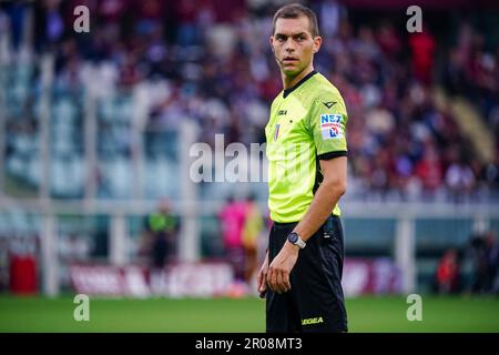 Turin, Italie. 07th mai 2023. Luca Zufferli (Referee) pendant le championnat italien série Un match de football entre le FC de Turin et l'AC Monza sur 7 mai 2023 au Stadio Olimpico Grande Turin à Turin, Italie - photo Morgese-Rossini/DPPI crédit: DPPI Media/Alamy Live News Banque D'Images