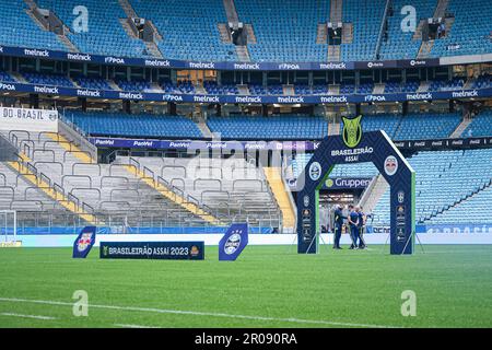 Porto Alegre, Brésil. 07th mai 2023. RS - PORTO ALEGRE - 07/05/2023 - BRASILEIRO A 2023, GREMIO X BRAGANTINO - vue générale du stade Arena do Gremio pour le match entre Gremio et Bragantino pour le championnat BRAZILEIRO A 2023. Photo: Maxi Franzoi/AGIF/Sipa USA crédit: SIPA USA/Alay Live News Banque D'Images