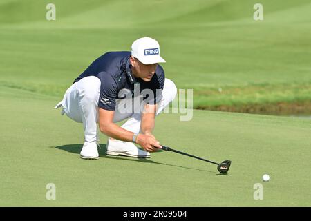 Rome, Italie. 07th mai 2023. Adrian Meronk (POL) pendant le DS automobiles 80Â° Italian Golf Open 2023 au Marco Simone Golf Club sur 07 mai 2023 à Rome Italie. Crédit : Agence photo indépendante/Alamy Live News Banque D'Images