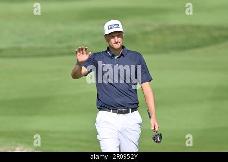 Rome, Italie. 07th mai 2023. Adrian Meronk (POL) pendant le DS automobiles 80Â° Italian Golf Open 2023 au Marco Simone Golf Club sur 07 mai 2023 à Rome Italie. Crédit : Agence photo indépendante/Alamy Live News Banque D'Images