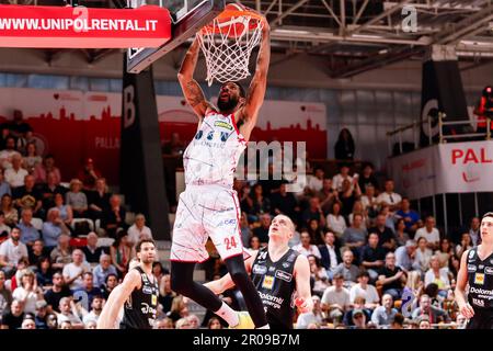 Reggio Emilia, Italie. 07th mai 2023. PalaBigi, Reggio Emilia, Italie, 07 mai 2023, Marcus Lee (Unihotels Reggiana) pendant UNAHOTELS Reggio Emilia vs Dolomiti Energia Trentino - Championnat italien de basket-ball Serie A crédit: Live Media Publishing Group/Alay Live News Banque D'Images