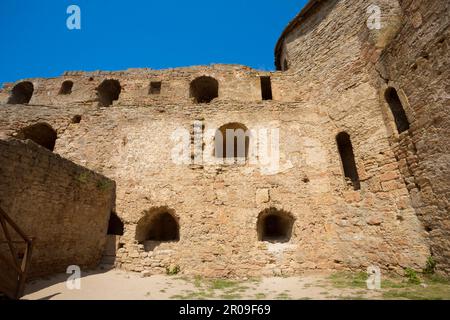 Forteresse de Bilhorod-Dnistrovskyi (également connue sous le nom de Kokot, forteresse d'Akkerman), située à Bilhorod-Dnistrovskyi dans la région d'Odesa, dans le sud-ouest de l'Ukraine, Banque D'Images