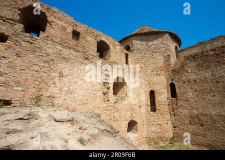 Forteresse de Bilhorod-Dnistrovskyi (également connue sous le nom de Kokot, forteresse d'Akkerman), située à Bilhorod-Dnistrovskyi dans la région d'Odesa, dans le sud-ouest de l'Ukraine, Banque D'Images