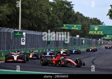 Miami, États-Unis. 07th mai 2023. Charles Leclerc (mon) Ferrari SF-23. Championnat du monde Formula 1, Rd 5, Grand Prix de Miami, dimanche 7th mai 2023. Miami International Autodrome, Miami, Floride, États-Unis. Crédit : James Moy/Alay Live News Banque D'Images