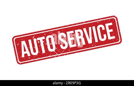 Auto Service caoutchouc Grunge Stamp Seal Vector Illustration de Vecteur