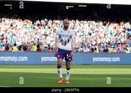 Naples, Italie. 07th mai 2023. Sofyan Amrabatplayer de Napoli, pendant le match de la Serie italienne Une ligue entre Napoli vs Fiorentina résultat final, Napoli 1, Fiorentina 0, match joué au stade Diego Armando Maradona. Crédit: Vincenzo Izzo/Alamy Live News Banque D'Images