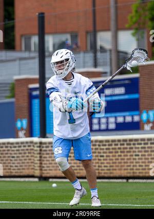 Cary, Caroline du Nord, États-Unis. 6th mai 2023. Lance TILLMAN, attaquant de Chapel Hill (#1). Chapel Hill (#14) vs notre Dame (#3), 5/6/23, Dorrance Field, Chapel Hill NC. (Credit image: © Paul Morea/ZUMA Press Wire) USAGE ÉDITORIAL SEULEMENT! Non destiné À un usage commercial ! Banque D'Images