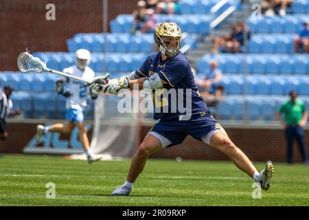 Cary, Caroline du Nord, États-Unis. 6th mai 2023. Notre Dame #12 BRIAN TEVLIN (milieu de terrain) tournage sur le net. Chapel Hill (#14) vs notre Dame (#3), 5/6/23, Dorrance Field, Chapel Hill NC. (Credit image: © Paul Morea/ZUMA Press Wire) USAGE ÉDITORIAL SEULEMENT! Non destiné À un usage commercial ! Banque D'Images