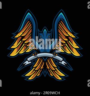 illustration phoenix bird Illustration de Vecteur