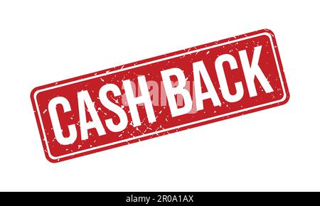 Timbre en caoutchouc de remboursement. Cash Back caoutchouc Grunge Stamp Seal illustration vectorielle Illustration de Vecteur