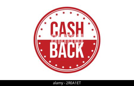 Cash Back caoutchouc Grunge Stamp Seal illustration vectorielle Illustration de Vecteur