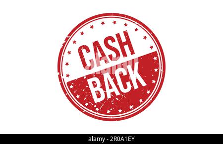 Timbre en caoutchouc de remboursement. Cash Back caoutchouc Grunge Stamp Seal illustration vectorielle Illustration de Vecteur