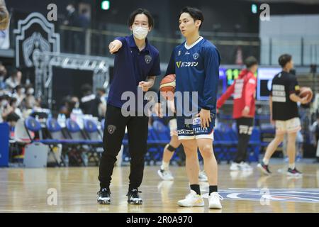 Kanagawa, Japon. 7th mai 2023. Yuki Kawamura (B-Corsairs) Basketball : 2022-23 B.LEAGUE B1 jeu entre Yokohama B-Corsairs 81-84 tétras de Toyama à Yokohama Budokan à Kanagawa, Japon . Credit: AFLO SPORT/Alay Live News Banque D'Images