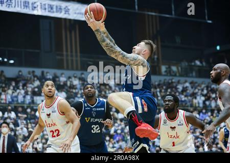 Kanagawa, Japon. 7th mai 2023. Patrik Auda (B-Corsairs) Basketball : 2022-23 B.LEAGUE B1 jeu entre Yokohama B-Corsairs 81-84 tétras de Toyama à Yokohama Budokan à Kanagawa, Japon . Credit: AFLO SPORT/Alay Live News Banque D'Images