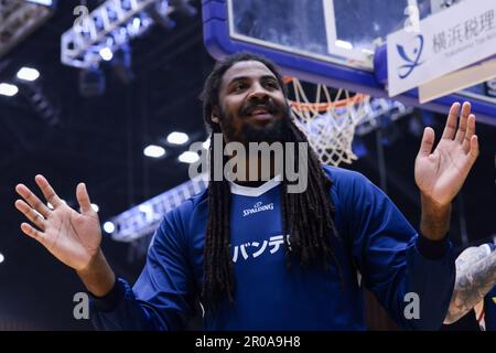 Kanagawa, Japon. 7th mai 2023. Charles Jackson (B-Corsairs) Basketball : 2022-23 B.LEAGUE B1 jeu entre Yokohama B-Corsairs 81-84 Grouses Toyama à Yokohama Budokan à Kanagawa, Japon . Credit: AFLO SPORT/Alay Live News Banque D'Images