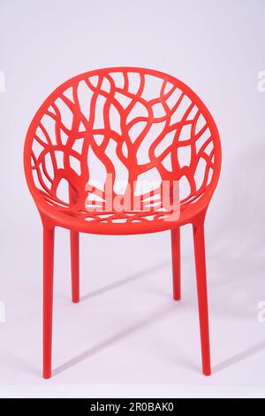 Photos de magnifiques modèles de chaises en plastique prises du Studio Banque D'Images