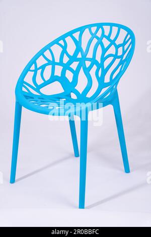 Photos de magnifiques modèles de chaises en plastique prises du Studio Banque D'Images