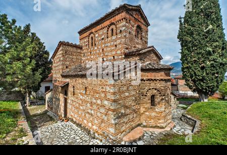 Église byzantine d'Ayios Stefanos (Agios Stefanos, Saint Stephen), 9th siècle, Kastoria, Macédoine occidentale, Grèce Banque D'Images