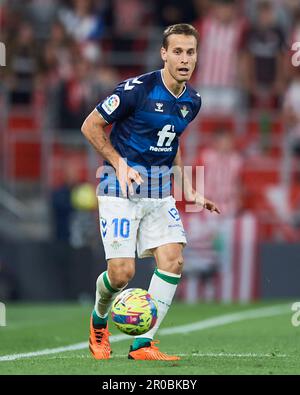 Sergio Canales de Real Betis en action pendant le match de la Liga Santander entre Athletic Club et Real Betis au stade San Mames sur 4 mai 2023, in Banque D'Images