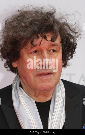 Dublin, Irlande. 7th mai 2023. Stephen Rea arrive sur le tapis rouge au Irish film and Television Awards (IFTAS), au Dublin Royal Convention Center. Credit: Doreen Kennedy/Alamy Live News. Banque D'Images