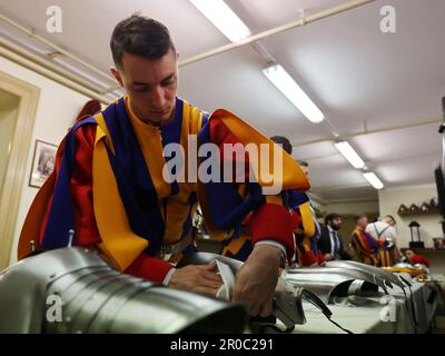 Rome, Italie. 07th mai 2023. Rome, Oath des gardes suisses. Crédit : Agence photo indépendante/Alamy Live News Banque D'Images