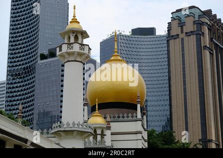 Singapour - Mosquée du Sultan - Sultan Masjid Banque D'Images