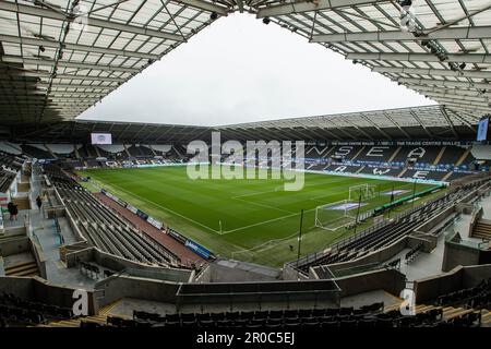 Swansea, Royaume-Uni. 08th mai 2023. Une vue générale Swansea.com Stadium pendant le match de championnat de Sky Bet Swansea City vs West Bromwich Albion au Swansea.com Stadium, Swansea, Royaume-Uni, 8th mai 2023 (photo de Craig Anthony/News Images) à Swansea, Royaume-Uni, le 5/8/2023. (Photo de Craig Anthony/News Images/Sipa USA) crédit: SIPA USA/Alay Live News Banque D'Images