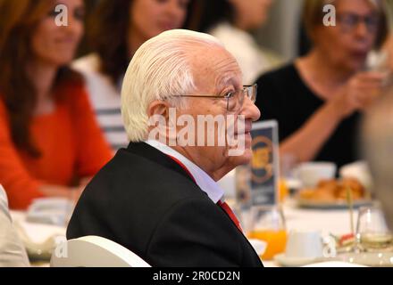 Madrid, Espagne. 08th mai 2023. Père Ángel avant le début de l'événement à l'hôtel Ritz de Madrid (photo de Richard Zubelzu/SOPA Images/Sipa USA) crédit: SIPA USA/Alay Live News Banque D'Images