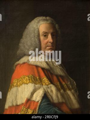 Portrait de Sir William Pulteney , comte de Bath, 1750-64. Allan Ramsay Banque D'Images