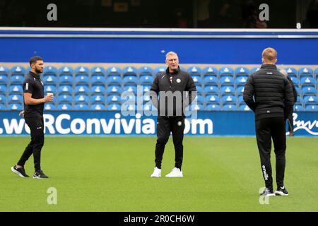 Londres, Royaume-Uni. 08th mai 2023. Nigel Pearson, directeur de Bristol City, a vu avant le lancement du match de championnat EFL Sky Bet entre Queens Park Rangers et Bristol City au Kiyan Prince Foundation Stadium, Londres, Angleterre, le 8 mai 2023. Photo de Carlton Myrie. Utilisation éditoriale uniquement, licence requise pour une utilisation commerciale. Aucune utilisation dans les Paris, les jeux ou les publications d'un seul club/ligue/joueur. Crédit : UK Sports pics Ltd/Alay Live News Banque D'Images