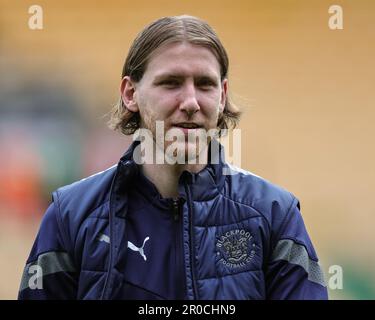 Norwich, Royaume-Uni. 08th mai 2023. Josh Bowler #11 de Blackpool arrive lors du match de championnat de Sky Bet Norwich City vs Blackpool à Carrow Road, Norwich, Royaume-Uni, 8th mai 2023 (photo de Mark Cosgrove/News Images) à Norwich, Royaume-Uni le 5/8/2023. (Photo de Mark Cosgrove/News Images/Sipa USA) crédit: SIPA USA/Alay Live News Banque D'Images