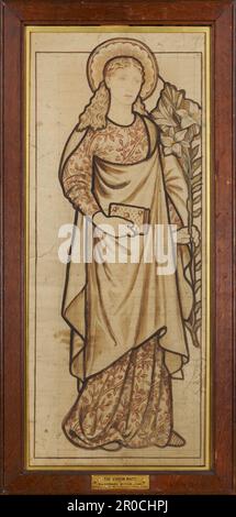 Vierge Marie, 1863. Sir Edward Burne-Jones (d.1898) Banque D'Images