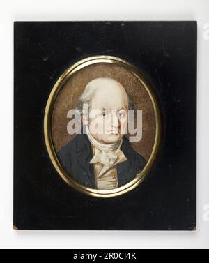 Portrait de William Hutton (1723-1815). [Fabricant inconnu]. William Hutton était un poète et historien anglais. Originaire de Derby, il a déménagé à Birmingham et est devenu le premier historien important de la ville, publiant son histoire de Birmingham en 1781. Banque D'Images