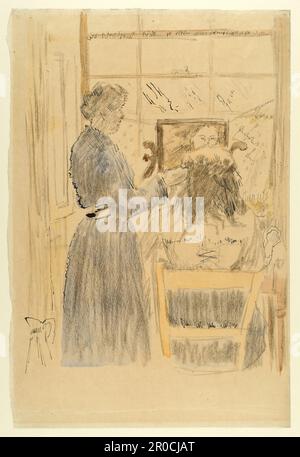 Les toilettes à la fenêtre, 1860-1942. Walter Richard Sickert (d. 1942) . Banque D'Images