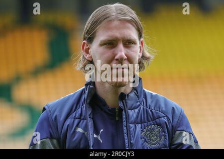 Norwich, Royaume-Uni. 08th mai 2023. Josh Bowler #11 de Blackpool arrive lors du match de championnat de Sky Bet Norwich City vs Blackpool à Carrow Road, Norwich, Royaume-Uni, 8th mai 2023 (photo d'Alfie Cosgrove/News Images) à Norwich, Royaume-Uni le 5/8/2023. (Photo par Alfie Cosgrove/News Images/Sipa USA) crédit: SIPA USA/Alay Live News Banque D'Images