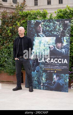 Rome, Italie, 05 mai 2023 - Filippo Nigro assiste au photocall pour le film 'la Ciaccia' au cinéma Barberini à Rome. Crédits: Luigi de Pompeis/Alamy Live News Banque D'Images