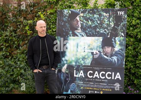 Rome, Italie, 05 mai 2023 - Filippo Nigro assiste au photocall pour le film 'la Ciaccia' au cinéma Barberini à Rome. Crédits: Luigi de Pompeis/Alamy Live News Banque D'Images