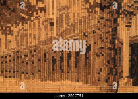 The Pantiles, 1840-60. Panneau - incrustation Tunbridgeware image et cadre. Le cadre et l'image des Pantiles, Tunbridge Wells, ont été faits en mosaïque de grain final. Il a été fait par James Brown alors qu'un apprenti dans l'atelier Holamby autour de 1850... Acheté auprès d'Edward H Pinto, 1965. Banque D'Images